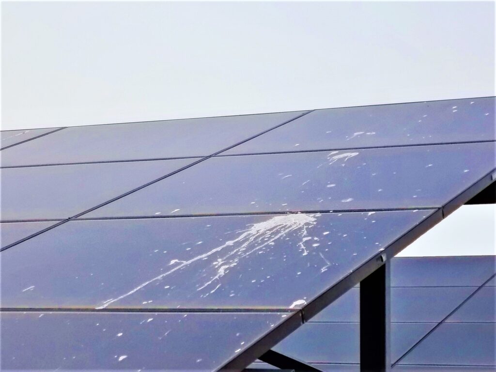 太陽光パネルAI検査で異常と判定される画像の例