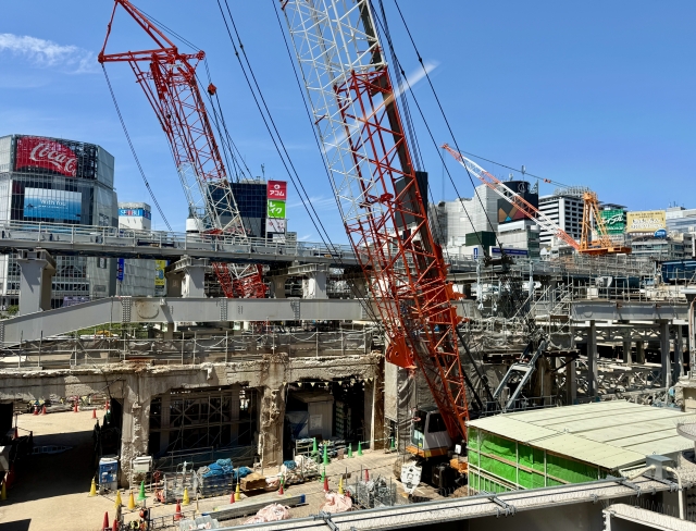 AIが導入できるであろう建設現場のイメージ