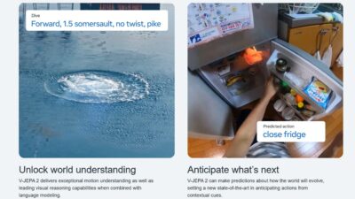 V-JEPA 2のイメージ